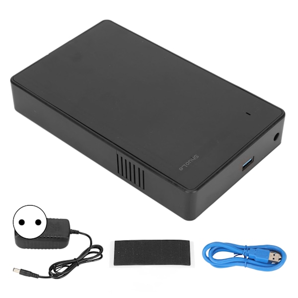 USB3.0 HDD Kabinett 3.5in 2.5in 5Gbps Ultratynn Lettvekt SATA HDD Kabinett Adapter for Stasjonære Datamaskiner for HDD SSD EU Plugg