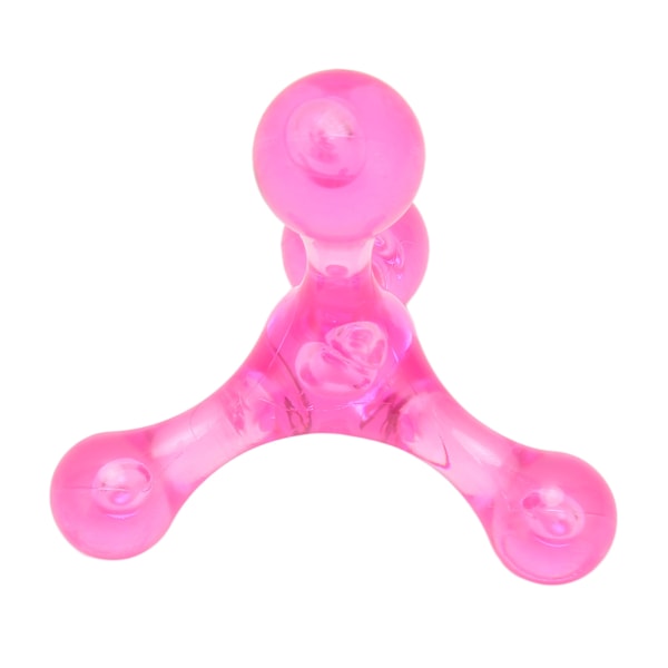 2 stk. Bue Massager Værktøj Mini Håndholdt 4 Kugle Afslappende Akupressur Bue Massager til Ben Arm Pink