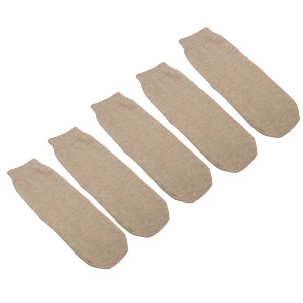 5 st Stubbsockor Set Portabla Mjuka Andningsbara Elastiska Bomulls Skyddande Amputationssockor för Vardagslivet M