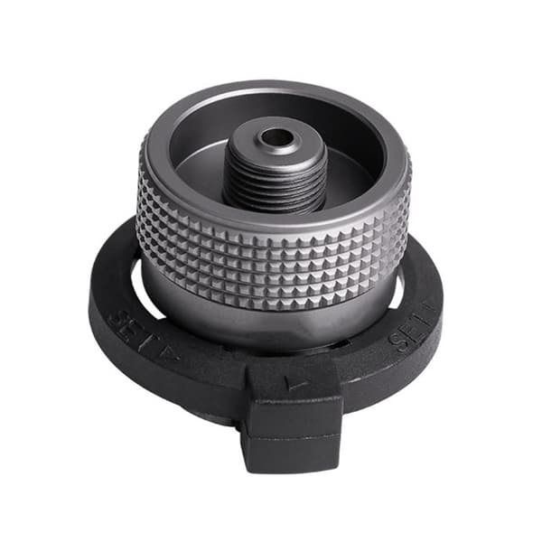 Butan Adapter Gaspatron Hoved Konverteringsadapter Dyse Flaske Type Input Skrue Type Lindal Ventil Output