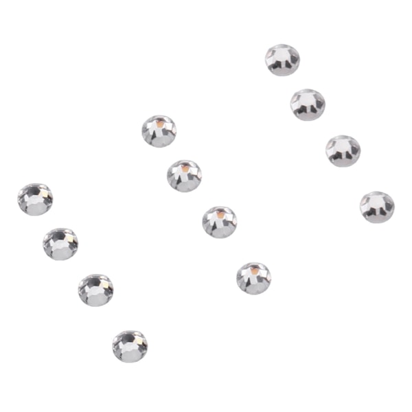 1440 kpl Valkoisia Kristallilasi Kynsitaide Strassikiviä Puhelinkuoreen DIY SS3 (1,3-1,5 mm)