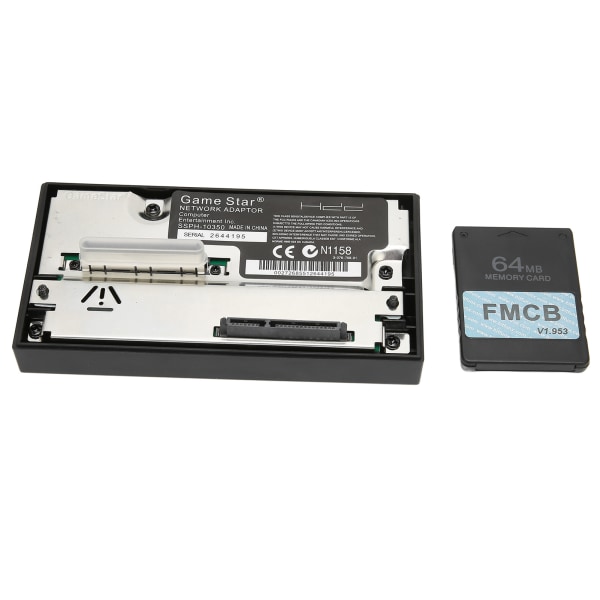 SATA Interface HDD Adapter för PS 2 Network Adapter Set och FMCB Version 1.953 Minneskort 64 MB gratis McBoot