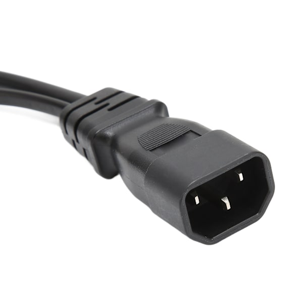 IEC320 C14 til IEC320 C13 og EU Strømkabel Professionel Y Splitter Strømstik Kabel 32 cm 10A 250V