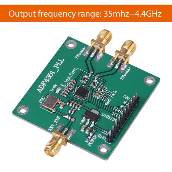 35M-4.4GHz RF Signal Source Phase Locking Loop Frekvenssynthesizer ADF4351 Utviklingskort