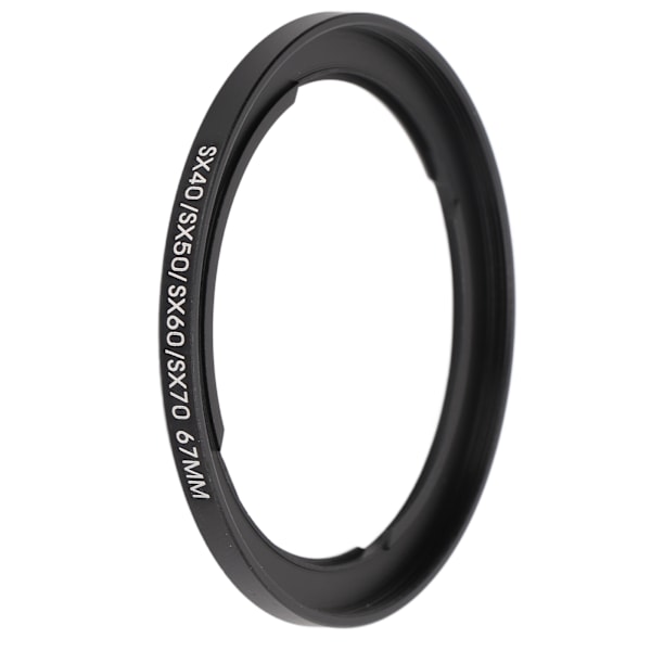 Beskyttende 67mm UV Filter Filter Ring Objektivdæksel Sæt til Canon SX40 Serie Kamera