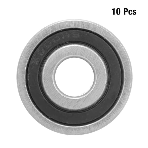 10 st 6200RS Kullager i lagerstål, 10 mm
