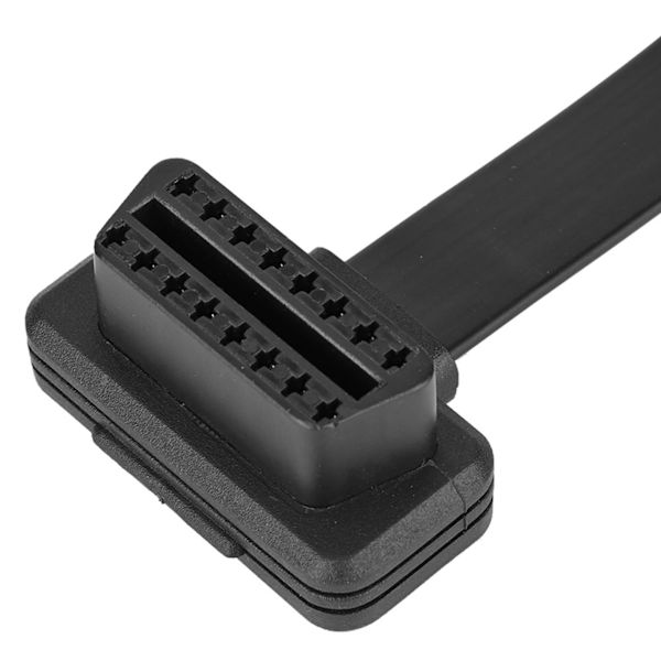 16-pin hann til hunn OBD2 skjøtekabel adapter kontakt med ON/OFF bryter