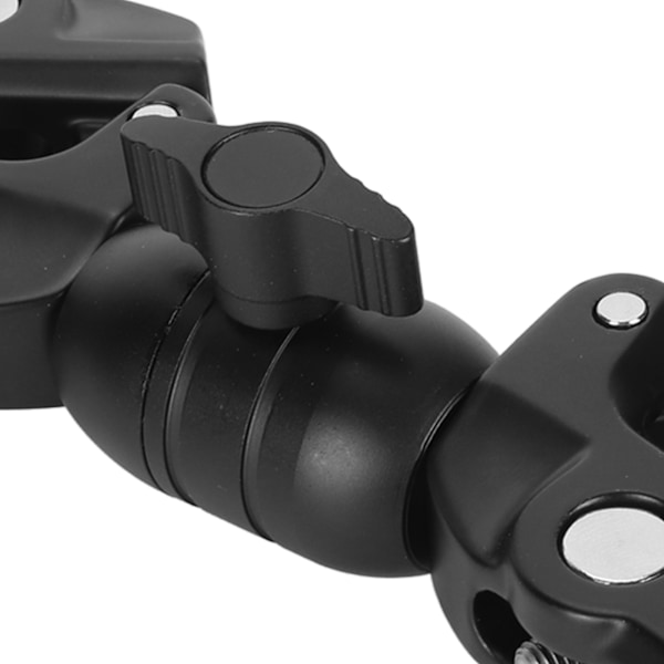 Kaksoispallokamerakiinnike Alumiiniseos 360 asteen pyöritys Pyörä Moottoripyörä Tanko Kaksoispallopääadapteri Insta360 Go 3 -actionkameralle