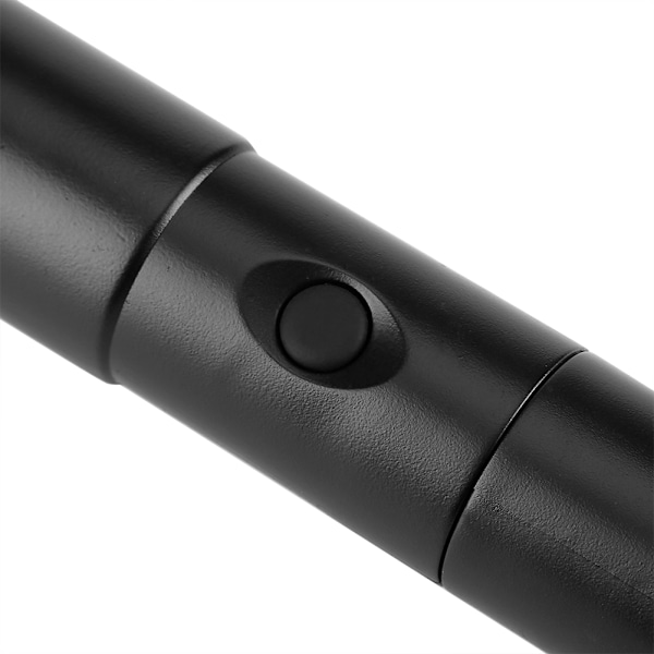 Batteridrevet 7 Farveskiftende LED Paraply Lommelygte til Sikker Nattevandring Sort