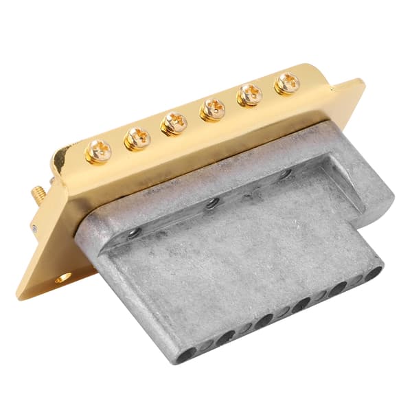 Tremolo System med Rulle Single Locking Vibrato Bro Tailpiece til ST Guitar (Guld)