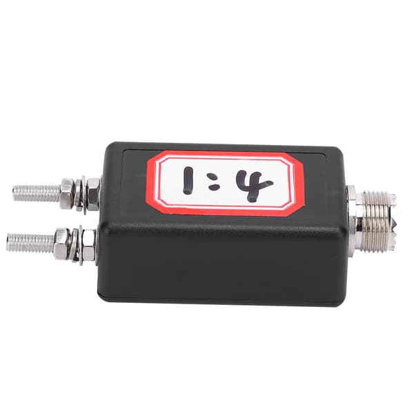 1:4 Mini Balun Egnet HF Kortbølgeantenne for Utendørs QRP-stasjon og Møbler.