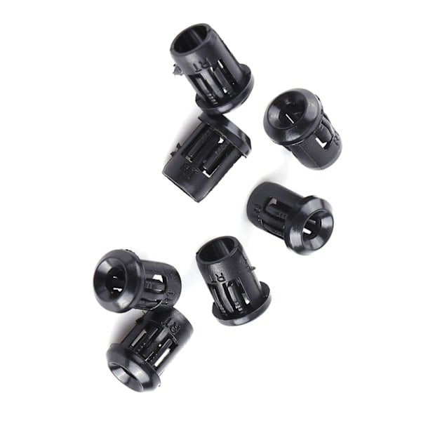 3mm LED 50st Lamphållare Diodhållare Nylon Svart Clip Infattning Fäste Användbar