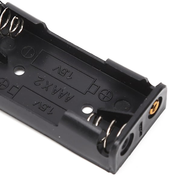 10 st 2x 3x AAA Batterihållare Batterifodral Plastlåda med Trådledning 2x AAA
