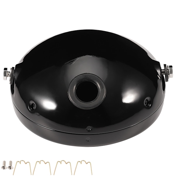 7 Tommers Motorsykkel Modifikasjon LED Frontlykt Lyktehus Deksel (Svart)