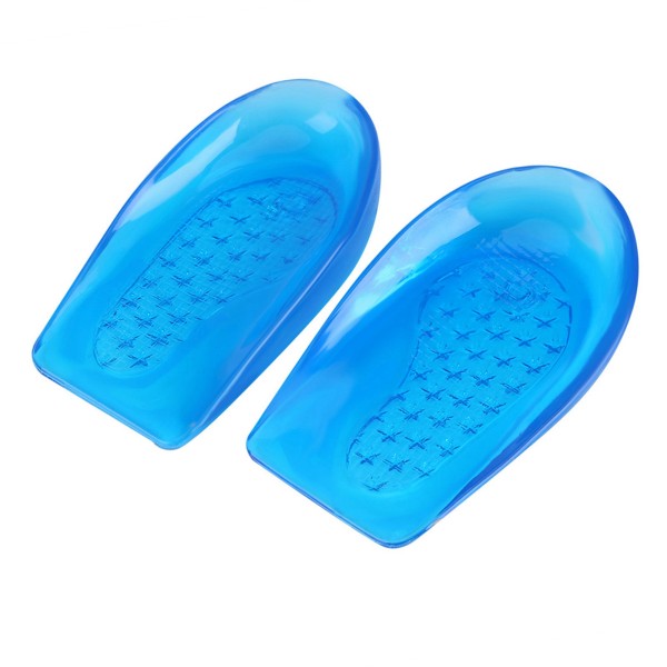 Silikongel O/X Benkorrektion Innersulor Fot Orthotic Arch Support Skor Insatskuddar Hälkopp