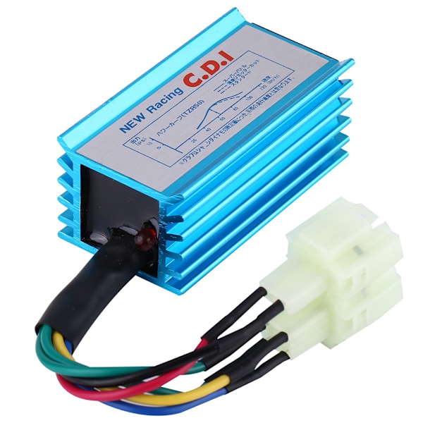 6 Pin Racing CDI med ledning til de fleste GY6 50-250CC ATV Scooter Knallert Gokart