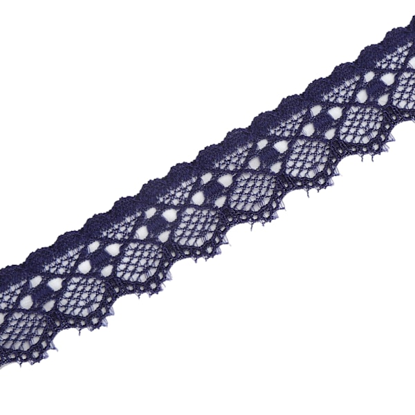Spetsband Klädtillbehör Dekorationshantverk DIY-material 10 Yard 2cm Bredd Mörkblå