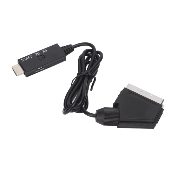 SCART til HD Multimedia Interface Adapter 720P 1080P Valgbar Full HD Videokonverter for Xbox DVD Set Top Box