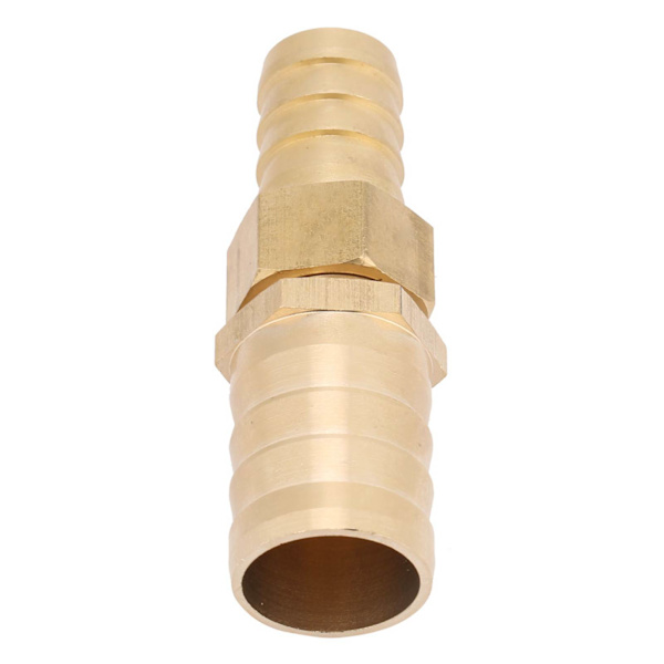 Messing Barb Reducer Rør Splicer Samler Rørfitting Konnektor Adapter (19-25mm)