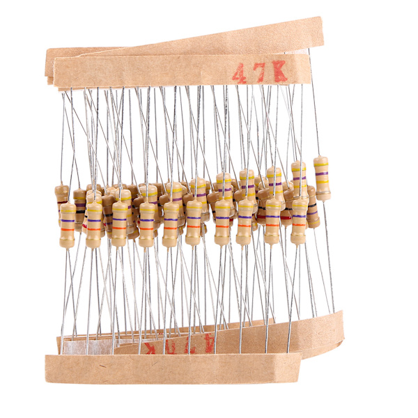 1000 stk. 1/2W 1-10M ohm Kulfilmmodstande Sortiment Elektroniske Komponenter
