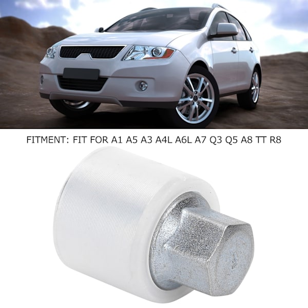 Bil Dekk Tyverisikring Skrue Socket Fjerningsnøkkel Hylse F Modell Passer for A1 A5 A3 A4L A6L A7 Q3 Q5 A8 TT R8