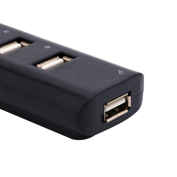 Kablet Micro USB 2.0 4-porters fordeler Multi Hub Splitter Strøm for PC-datamaskin