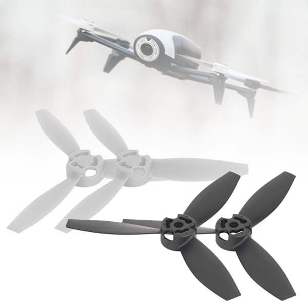 4st RC Flygplanspropeller Modifierad Tillbehörsersättning Passar Bebop 2 Drönare Typ C