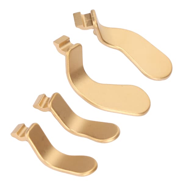 4 STK Controller Paddles Rustfrit Stål Udskiftning Controller Dele til Xbox One Elite Controller Serie 2 Model 1797 Guld