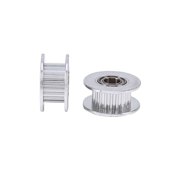 2 stk. Aluminium 5 mm Indvendig Diameter Tandrem Driv Remstrammer Med Leje til 3D Printer
