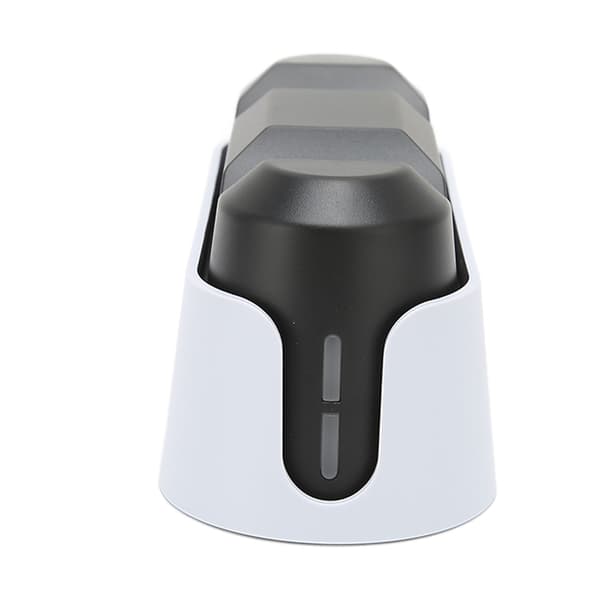 Opladningsstation til PS5-controller, dobbelt opladningsdock til PS5 med LED-indikator, hvid