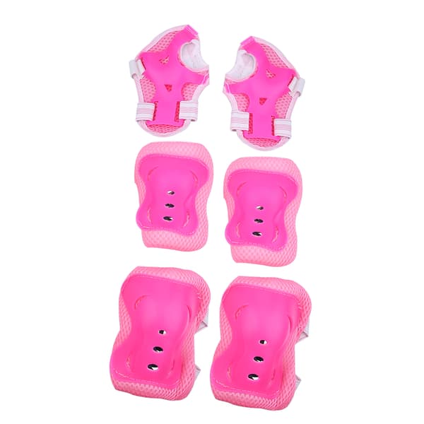 7 st/set Sport Skyddande Skydd Utrustning Set För Skateboard (rosa)