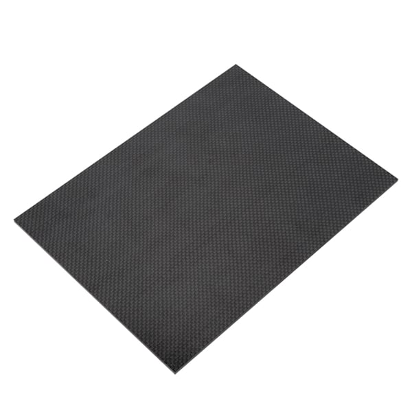 Høj Hårdhed Twill Kulfiber Plade Ark Materiale med Lys Blank Overflade Lys 200x300x2.0mm