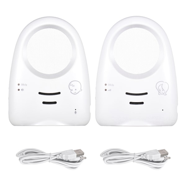 Babyalarm Bærbar 2,4 GHz Trådløs Digital Envejs Tale Audio Babyalarm Intercom til Hjemmet