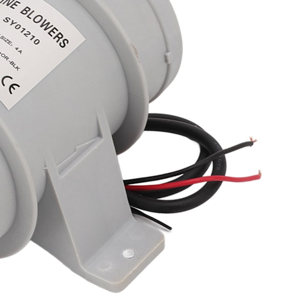 3 Tommer 12V Stille Inline Vifte Inline Marine Lense Luftvifte for Yachter Båter Luftsirkulasjon