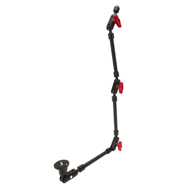 31in Justerbar Artikulerende Arm med 1/4in 3/8in Gevind Artikulerende Arm Kamera Mount 360 Graders Rotation til Kamera Telefon