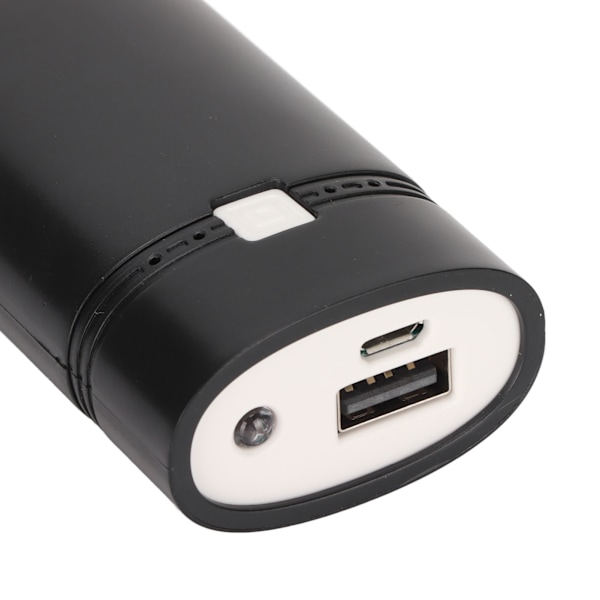 Universal DIY USB Powerbank-låda 2x18650 Batteriladdare Powerbank-skal för Smartphone Svart