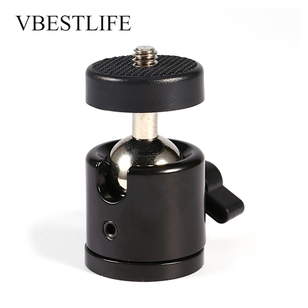 VBESTLIFE 360° Svängbar Rotationsbar 1/4'' Skruv Kulhuvudfäste Kulhuvud Stativfäste