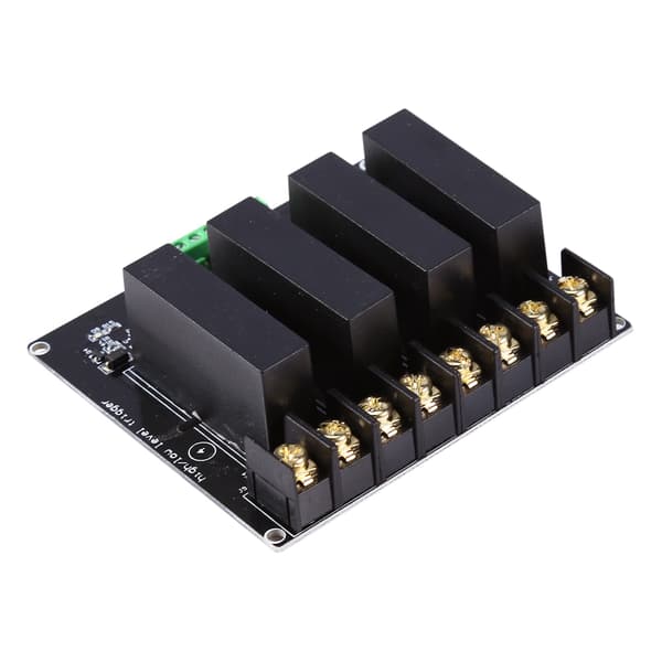 380V 8A 4-kanals Solid State Relé Modul Kort SSR Bryterkontroller