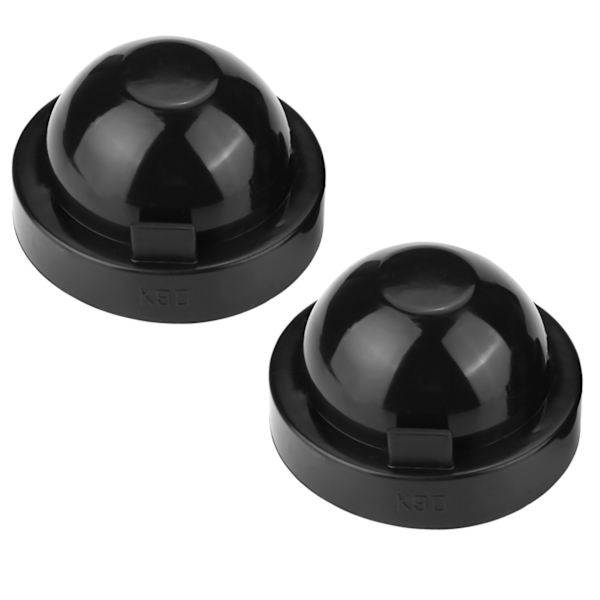 2 kpl 90 mm musta kumiauto LED-ajovalojen pölysuoja kotelon tiiviste vedenpitävä