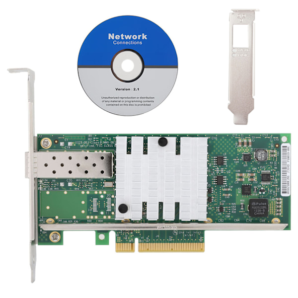 Nätverkskort för INTEL X520DA1 82599EN PCIE 10G SFP Fiber, Ethernet Server Adapter