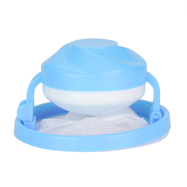 Flytande mesh för husdjurshåruppsamlare Tvättfilterpåse för tvättmaskin (blå)