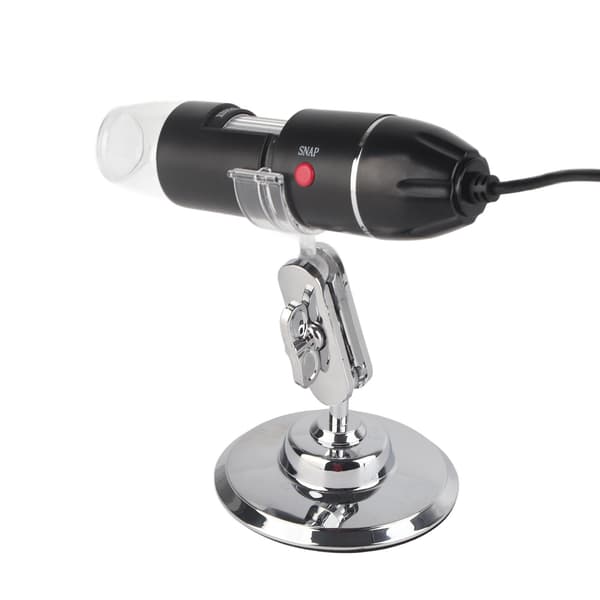 LED Mikroskop 50X 500X 0.3MP USB Forstørrelsesglas til Computer med Holder