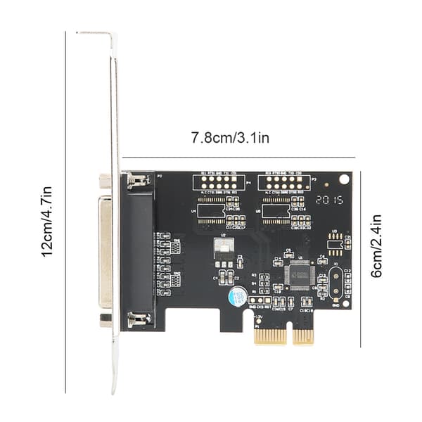 PCIE til Parallel Port Kort Print Port LPT PCI-E LPT Printer Kort Adapter DB25