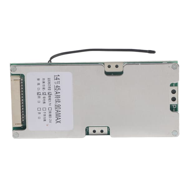 14S 45A Lithium Batteribeskyttelse BMS PCB Board med Balance Charge