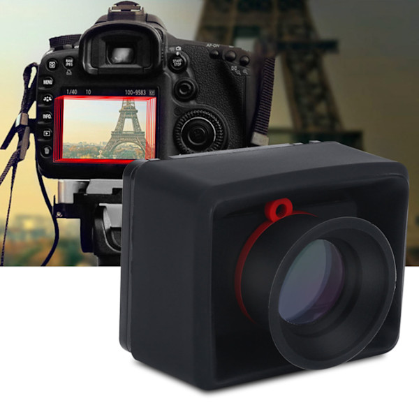 Slitesterk 3,2-tommers LCD-søker 3X Forstørrelsesglass Tilbehør for DSLR Speilløse Kameraer