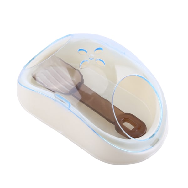 Toalett för Hamster i Transparent Plast med Skovl (Blå)
