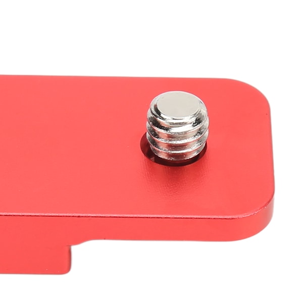 Kamera Cold Shoe-feste Aluminiumlegering Cold Shoe-feste Adapter med 1/4-tommers skrue for mikrofoner Fyllelys