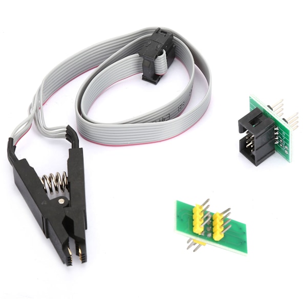 SOIC8 SOP8 Flash Chip IC Test Clip Programmerings Socket Adapter Board Kabel