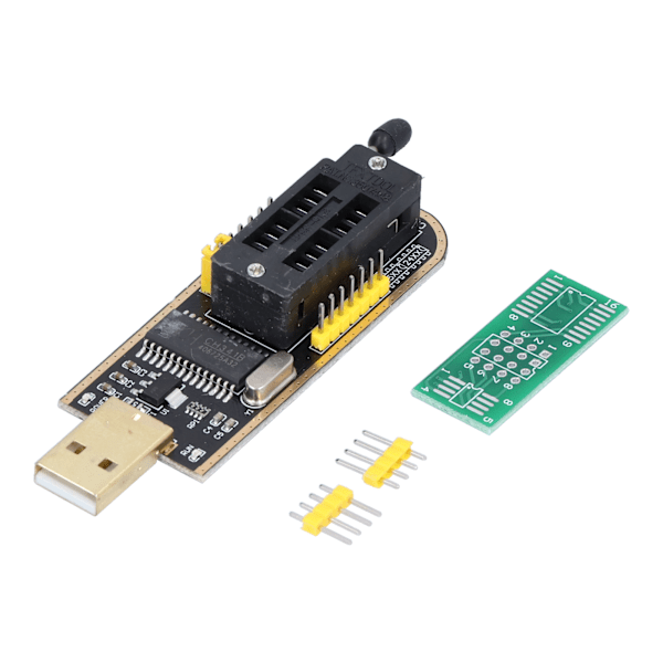 CH341A USB-ohjelmointikorttimoduuli BIOS FLASH -sirulle virheenkorjausta, ohjelmointia ja varmuuskopiointia varten