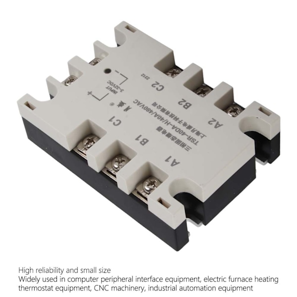 40A Trefas SSR Ingång Solid State Relä TSR‑40DA H